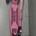 Dribbl 3-Wheel Kids Scooter - Lean-to-Steer Technology, Adjustable Height Handlebar, Wide Anti-Slip Deck, Scooter for Boys & Girls Ages 3+, Child Safety Approved, Support Riders Up to 165 lbs, Purple