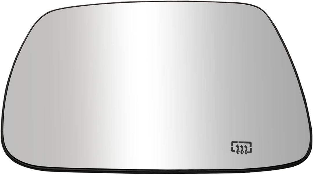 Driver Side Mirror Replacement for 2005 2006 2007 2008 2009 2010 Jeep Grand Cherokee Mirrors Glass - Convex Mirror Glass, Left Side Rear View Mirror with Heated (5142875AA)