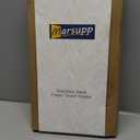 Paper Towel Holder, Countertop Stainless Steel Paper Towels Tabletop Standing for Kitchen Dinning Room -Black (Black-bottom Arm)