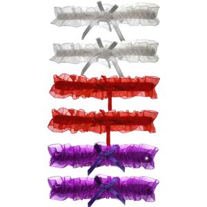 Lace Wedding Garter Bridal Lace Bowknot Garter Ribbon Belt Leg Ring for Women Girls Favor