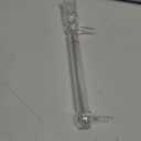 Laboy Glass West Condenser Liebig Reflux Column with 24/40 Joints 190mm in Jacket Length Organic Chemistry Lab Glassware with 10mm Glass Hose Connections
