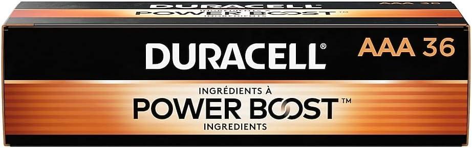 DURACELL MN24P36 CopperTop Alkaline Batteries, AAA, 36/PK