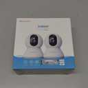 Blurams 5G Cameras for Home Security, 2K Pet Camera with Phone App, 360 PTZ Indoor Camera w/Dual-Band WiFi6, Free Human/Motion/Sound Detection, 2-Way Talk, Night Vision, Compatible with Alexa, 2Pack