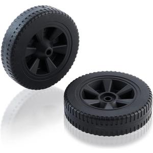 70-05-104 DGF493BNP DGF510SBP Wheels Grill Replacement Parts for Dyna Glo Grill Wheels DGH474CRP DGF510PBP-D DGH450CRP DGB515SDP-D DGF493PNP-D DGC313CNCP DGB463CNP Plastic Black BBQ 2 Pieces