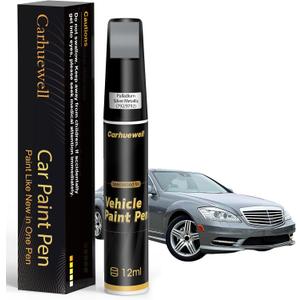 (792/9792) Palladium Silver Metallic Touch Up Paint Compatible with Mercedes-Benz, Exact Match Car Paint Pen Automotive Scratch Repair Remover Kit Quick & Easy Solution for Vehile Chips and Nicks