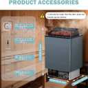Electric Sauna Heater 220V 6KW,Dry with in Controller