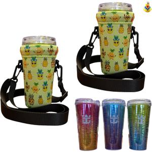 Cruise Ship Essentials Cup Sling Cruise Essentials 2024. Caribbean Cruise Must Haves. Cruise Ship Essentials 2024, Caribbean Royal, Caribbean cruise essentials 2024 (2-Pack) (Pineapple)