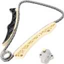 1.6L Engine Timing Chain Kit WithTensioner, Compatible with 2012-2021 Hyundai Kia Accent Elantra Kona Sonata Tucson Veloster Forte Soul Optima Rio Seltos, 1.6L L4 Engine, Replace# 243212B620