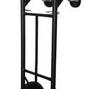 Olympia Tools 800 Lb Steel Convertible Hand Truck with 10" Pneumatic Wheels for Home and Office Use