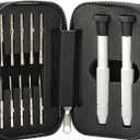 12Pcs Screwdrivers Kit Repair Tools for Eyeglass/Sunglasses/Watch/Cellphone/Clock/Calculator Travel Pocket Precision Screwdriver Set