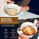 Sourdough Starter Kit 12 Pcs-Heart Shape Bread Proofing Basket, Sourdough Starter Jar, Dough Whisk, Bread Lame, Silicone Brush, Measuring Spoons, Sourdough Bread Baking Supplies