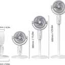 120 Super-Wide Oscillation,Powerful Airflow,5-Speed Adjustable,Home Pedestal Fan,High-Efficiency Cooling,Suitable for Indoor & Outdoor Use fgg