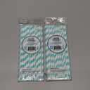 Jacent Stylish Biodegradable Paper Straws, 24 Count per Package 2-Pack Blue