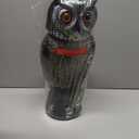 Solar Powered Garden Owl with Motion Detection, Rotating Head, Realistic Hoots and Silent Mode, Outdoor Statue and Sculpture, Owl Decoration for Home, Garden, Patio and Lawn