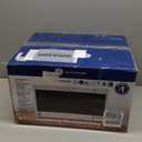 GE Compact Countertop Microwave Oven, 0.7 Cubic Ft., 700-watt Capacity, 6 Auto Cooking Settings, Child-Lock Technology, Dorm Room or Apartment, Stainless Steel