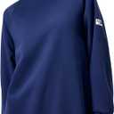 Speedo Unisex-Adult Sweatshirt Crew Neck Pull Over Team Warm Up (Blue, XS)