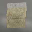 Kigley 8 Pcs Custom Wooden Name Sign 8 Letter Blocks and 78 Wooden Letter Name Wooden Cubes Wooden Blocks for Montessori Shower Name Alphabet Wood Signs(Wood)