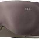 BENEUNDER Sleep Mask for Women Men,3D Contoured Cup Weighted Eye Mask, 100% Light Blockout Blindfold for Flight Nap Travel (Dark Grayish Brown)