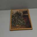 ARPEOTCY Vintage Framed Wall Art, 8x10in, Antique Winter Christmas Tree Canvas Wall Decor Paintings for Living Room, Rustic Country Holiday Prints for Bedroom Bathroom, Gifts