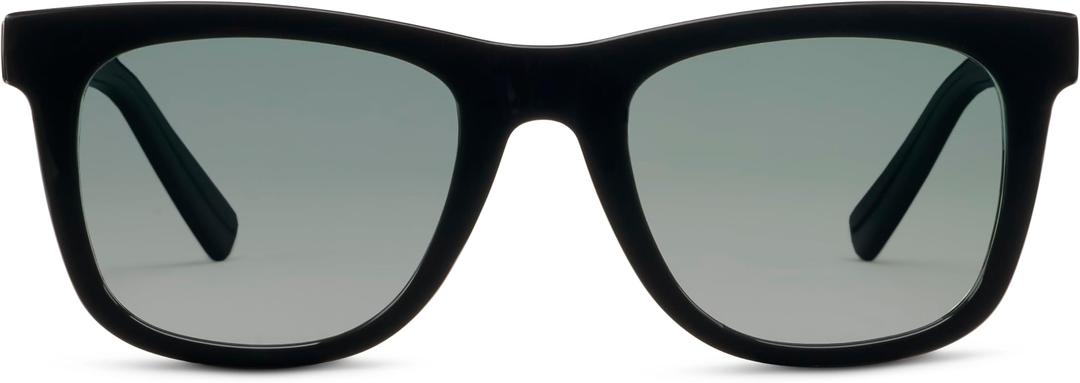 Peepers by PeeperSpecs Men's Polarized Soft Square Sunglasses, Black, +1.50