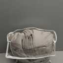 Flame Retardant Hospital Room Divider Grommet Cubicle Divider Privacy Medical Curtain for Hospital, Clinic, Lab (1 Panel, 15x8FT, Grey)