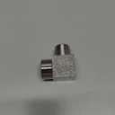 90 degree elbow pipe fitting NPT 3/8 male to NPT 3/8 female Forged street elbow, stainless steel high pressure hose elbow fitting for pressure gauge, 4350 psi, 1 pc