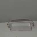 AMI PARTS WPW10430639 W10324876 Freezer Door Shelf Bin compatible with Whirlpool Kenmore Refrigerator Door Shelves-Fit for Freezer Side Door (transparent)-Send Scouring Pad