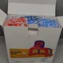 QPAU 2-in-1 Inflatable Toddler Basketball Hoop & Soccer Goal Set, Indoor Outdoor Sports Center Toys for Kids, Baby Toddlers Birthday Gift for 1 2 3 4 5 Year Old Boys Girls