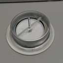 FRESH SPEED 6 Inch AC Air Vent Cover Steel Round Exhaust Adjustable Valve Diffuser for Home Wall Ceiling