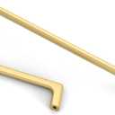 Asidrama 10 Pack 10 Inch(256mm) Gold Cabinet Pulls Cabinet Handles Cupboard Handles Kitchen Cabinet Hardware for Cupboard Drawer Pulls 3307 (10" Hole Center)