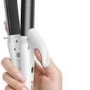 Europe Travel Curling Iron Mini: Dual Voltage Curling Iron for Traveling  Mini Travel Curling Irons 1 Inch with US Plug,Black 450℉ for Thick/Coarse Short Hair