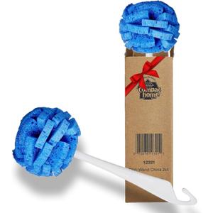 COMPAC HOME Dish Wand Kitchen Sponge | Effectively Clean China Dishes and Glassware | Unique Round Ball Shaped All-Around Cleaning Sponge | Gentle Flexible Brushes for Your Nice Dishes, 6 Count