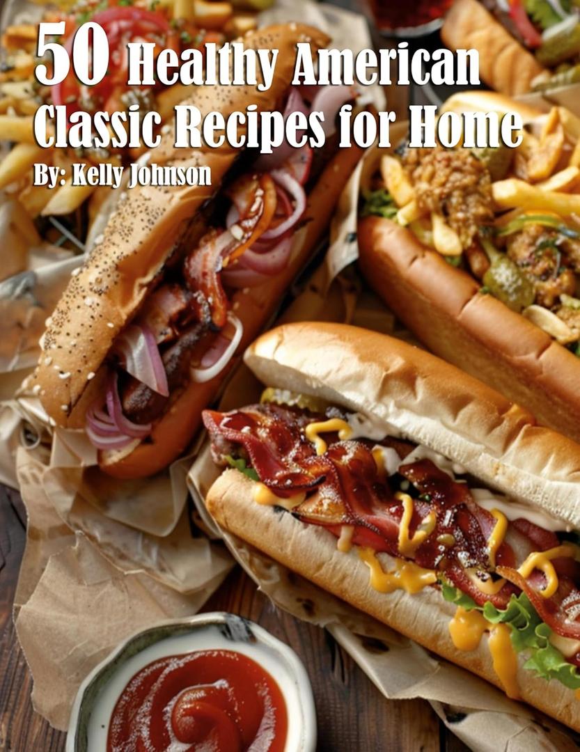 50 Healthy American Classic Recipes for Home (Paperback)