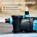 In/Above Ground Pool Pump, High Flow Powerful Self Priming Pool Pump, 2.2HP 6950 GPH 220V -1