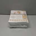 Organic All in One Crib Sheet and Mattress Protector - Waterproof Protectors - Reusable Washable  Fits Cribs  52x28- with 9 Skirt White