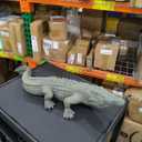 DiliComing Swamp Alligator Garden Statue - 28 Inch Realistic Crocodile Sculpture for Lawn Ornament Stalking Alligator Decor for Yard Gifts for Father 28 x 12 x 6 Inch