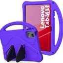 YRH for Lenovo Idea Tab 11 Case 2025 (TB336) / for Lenovo Tab M11 Case 2023 (TB330), Kids EVA Shockproof Tablet Cover with Stand Handle, Purple