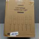 EDISHINE Low Voltage Landscape Lighting, 12V 3W 3000K Warm White, Electric Outdoor Bollard Lights with Connectors, Waterproof LED Pathway Driveway Walkway Lights Wired for Yard Garden