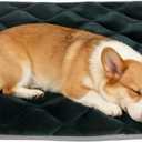 Furrybaby Dog Crate Pad for Dog Cages Flat Crate Mat Kennel Pad with Anti-Slip Bottom Machine Washable for Pet Bed Sleeping (S 24x18'', Grey Mat)