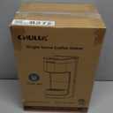 CHULUX Upgrade Single Serve Coffee Maker Machine for K Cup and Grounds with 2 Mins Brew One Cup, 3 Brew Choices, Removable 14oz Reservoir & Drip Tray