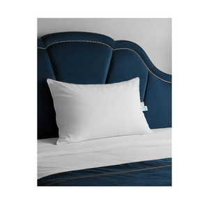 finbuco 750 Fill Power White Goose Down Pillow, Standard Size 20x26 Inches  for Back, Side and Stomach Sleepers  Includes Pillowcase for Home, Travel, Dorm or Guest Room (1 Pack)