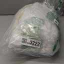 JIYUAN 100% Washed Cotton Duvet Cover Set 3 Pieces Oversized King, 1 Duvet Cover 120x98 Inches(Comforter Not Included) and 2 Pillowcases,Linen Feel Bedding Set Comfy and Breathable,Bright White