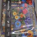 Flower Puzzles for Adults 1000 Pieces, Mothers Day Colorful Flowers Jigsaw Puzzle, Challenging Floral Art Painting Puzzles as Home Decor