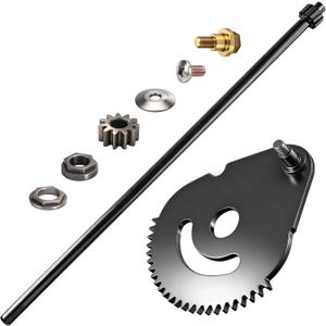 938-05078 Steering Rod Shaft with Bushing & 617-04094 Steering Gear Kit for MTD/Troy-Bilt/Craftsman Lawn Mower - Contain 941-0656A 741-0656A 948-0389 731-1309 Bushing Kit