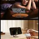 IMCHEN for iPhone 16 Pro Max Case - Heavy-Duty Protection, Enhanced 360 Swivel Ring Stand, Black