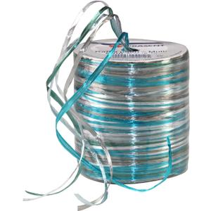 Morex Ribbon Pearl Raffia Ribbon Spool, 55-Yard, Light Blue/Turquoise