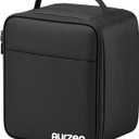 Aurzen Projector Carrying Case, Portable Projector Bag with Adjustable Fastener Dividers & Securing Strap, Compatible with D1R Cube / D1R / D1 / Boom mini/Boom air / D1 air Projectors