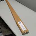 Ivilon Window Curtain Rod Decorative End Cap Design, 1 Inch Rod, 48 to 86 Inch. Chrome