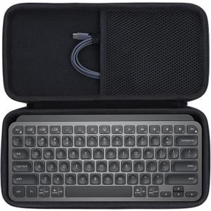 Hard Carry Case Compatible with Logitech MX Keys Mini Minimalist Illuminated Keyboard (Graphite Case)