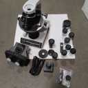 Radical Trinocular Polarizing Microscope W Rotating Stage Bertrand Lens Full Quarter Wave Plates and Camera Port RPL 3T